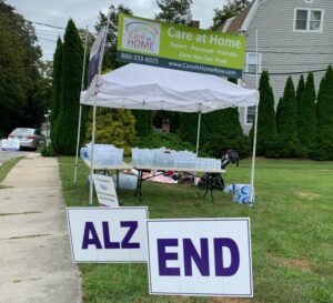 Walk to End Alzheimer's Water Station 2019