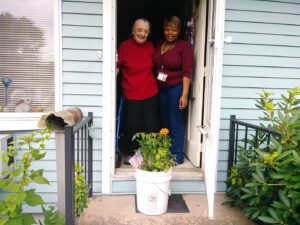 Lasagna Bucket Gardens Bring Senior Home Care Recipients Smiles